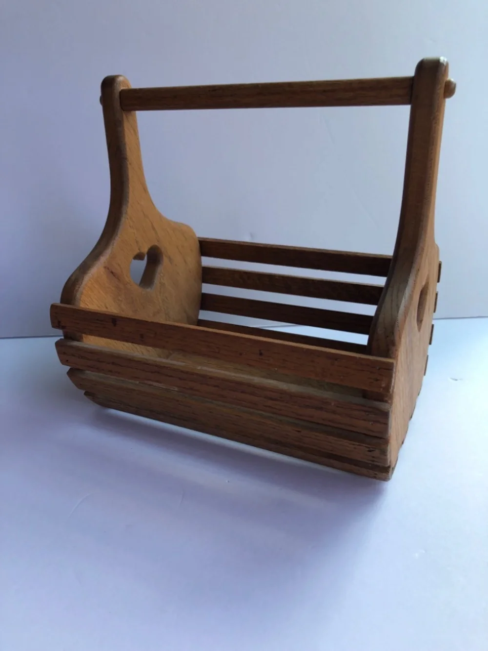 Wooden heart napkin holder cottagecore